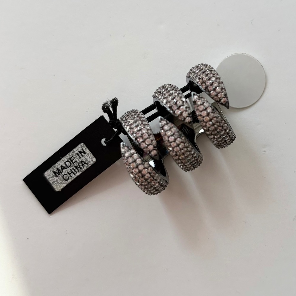 Noir NYC cubic zirconia claw ring